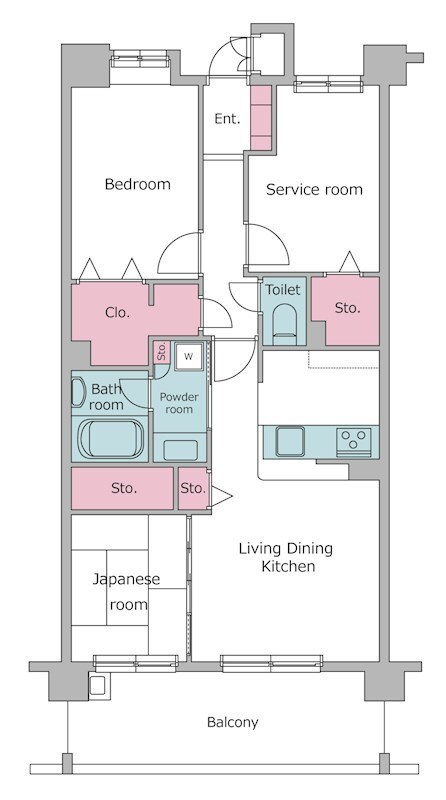 レジディア東松戸の間取り