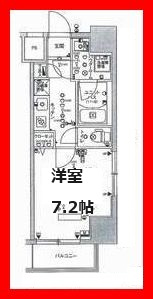 【間取り】 | スカイコート上野稲荷町