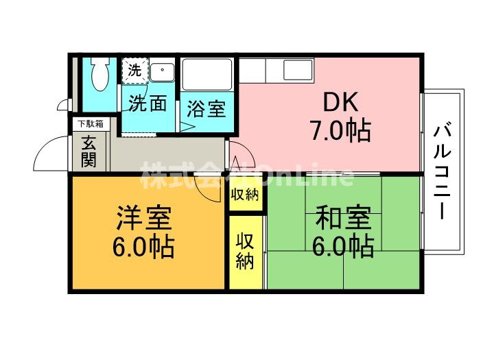 ドエル光南の間取り