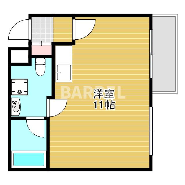 スクエアコートGの間取り