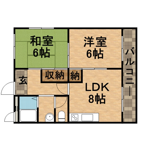 サンライズ宝塚の間取り