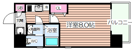 【間取り】 | エスリード新大阪コンフォールⅠ番館