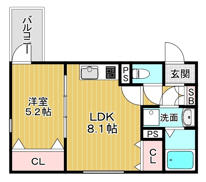 エスポアール正雀本町の間取り