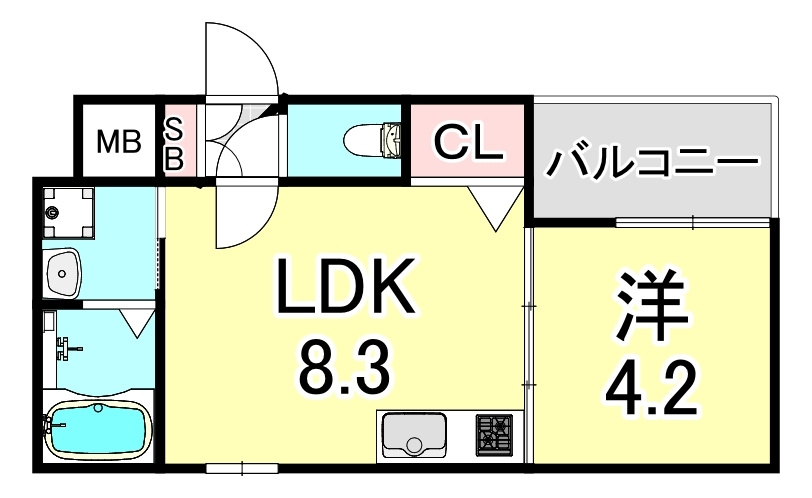 The　Residence　大庄西町の間取り