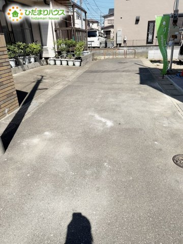 柏市西原130②　新築戸建　2号棟の前面道路含む現地写真