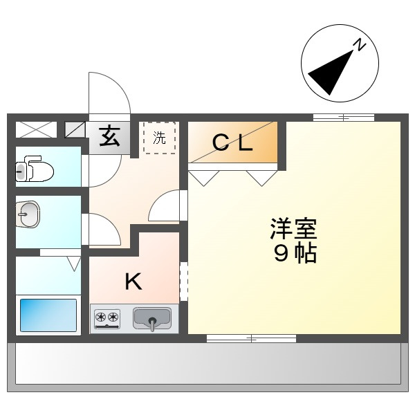 シャトーグレイスの間取り