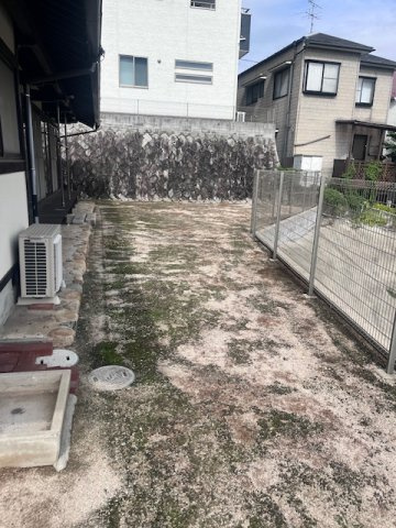 己斐中3丁目ガレージ付き中古住宅の庭