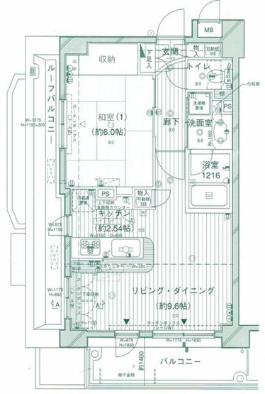 【間取り】 | パークサイドリックス中延