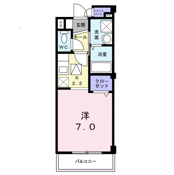 グランソレイユの間取り
