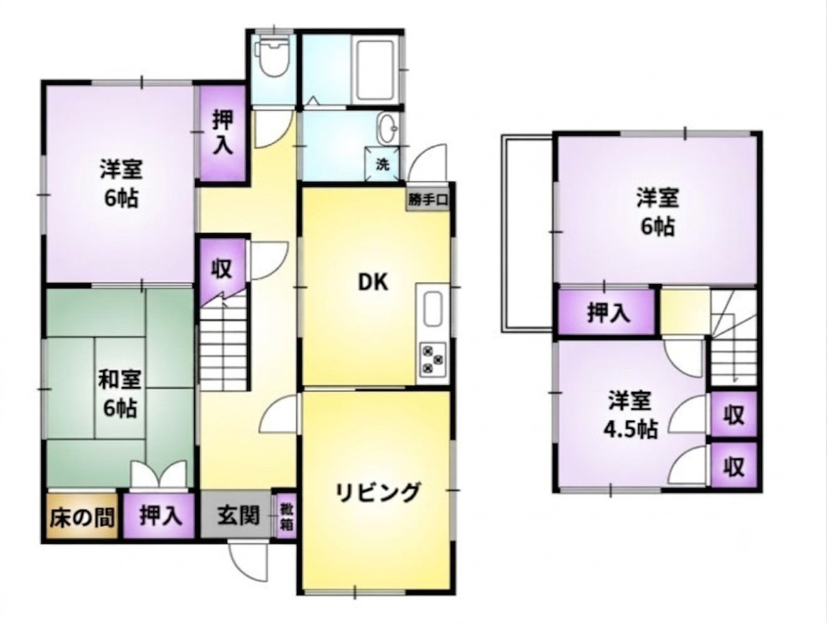 権藤貸家の間取り