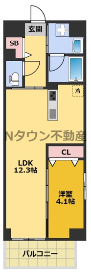 【間取り】 | GRANDUKE東桜 | 間取りです。