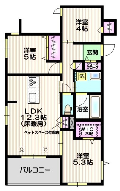 Alivioの間取り|間取り図