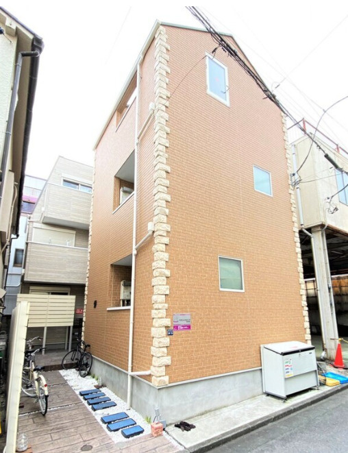 板橋区蓮沼町のアパートの外観