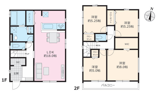 【間取り】 | 平塚市御殿　全３棟　新築住宅
