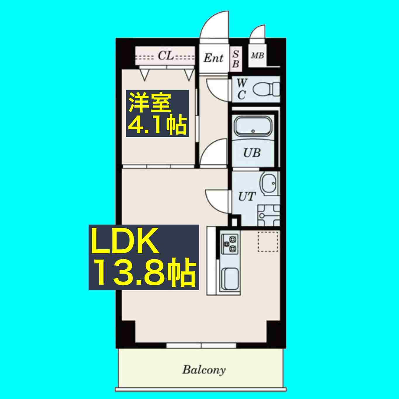 GRANDUKE千代田regariaの間取り