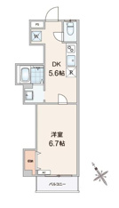 角部屋につき採光良好