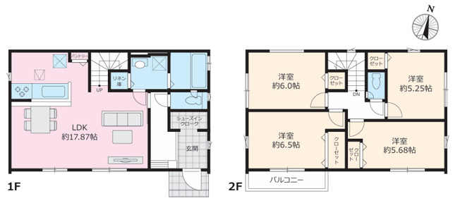【間取り】 | 平塚市御殿　全３棟　新築住宅
