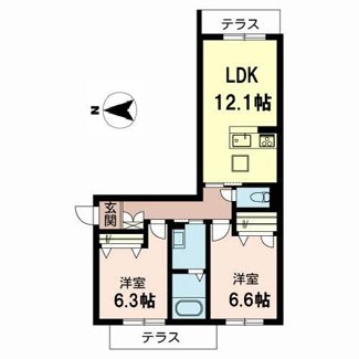 【間取り】 | シャーメゾンFUJIMOTO