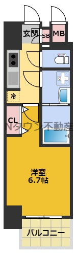 【間取り】 | S-RESIDENCE茶屋ヶ坂 | 間取りです