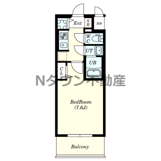 【間取り】 | S-RESIDENCE上飯田駅前 | 間取りです。
