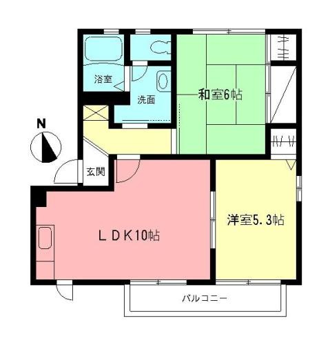 【間取り】 | ヴェルドミール弐番館