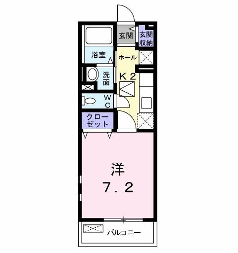 カーサ桜の間取り