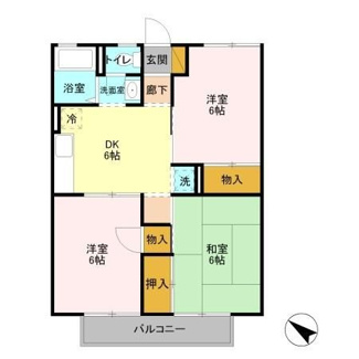 【間取り】 | ネオシティ中島Ａ