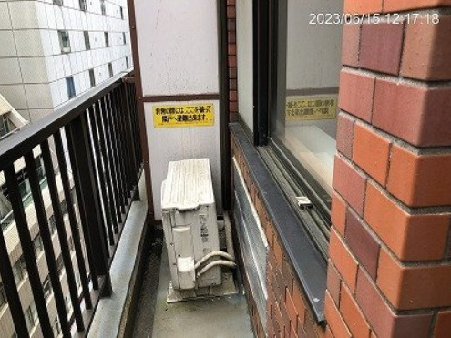 千代田区麹町１丁目の賃貸マンションのバルコニー