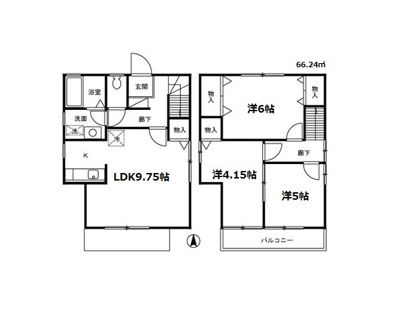 コートモトハシの間取り