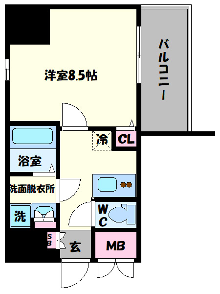 ピアグレース上本町の間取り|ピアグレース上本町　間取り