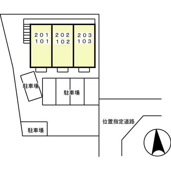 サンモール・エスの区画図