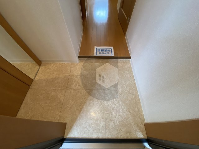 パレスハナテン1の玄関