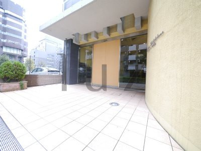 横浜市港北区新横浜３丁目の賃貸マンションのエントランス