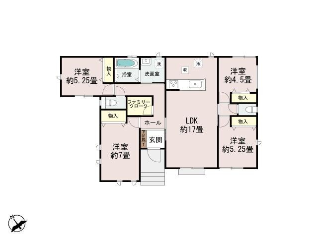 古賀市日吉２丁目の新築一戸建の間取り| 