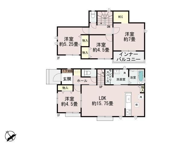 古賀市日吉２丁目の新築一戸建の間取り| 
