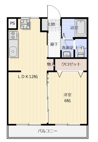 貞方第２ビルの間取り|※図面と現況が異なる場合は現況を優先します。