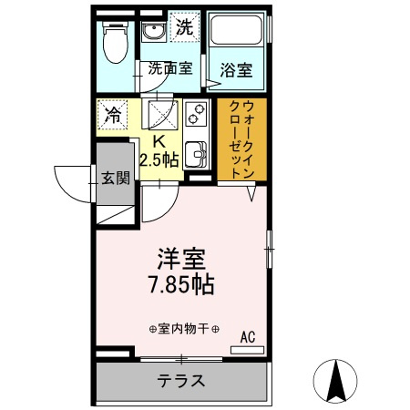 クレール本所の間取り