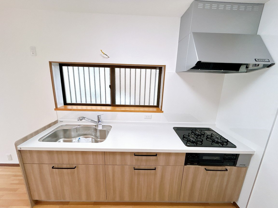 中古戸建　須賀川市向陽町　仁井田小・仁井田中のキッチン|【リフォーム済】