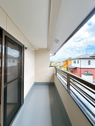 中古戸建　須賀川市向陽町　仁井田小・仁井田中のバルコニー|【リフォーム済】