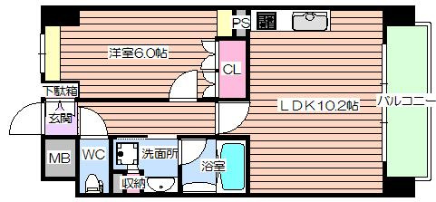 【間取り】 | シティエール東梅田Ⅱ