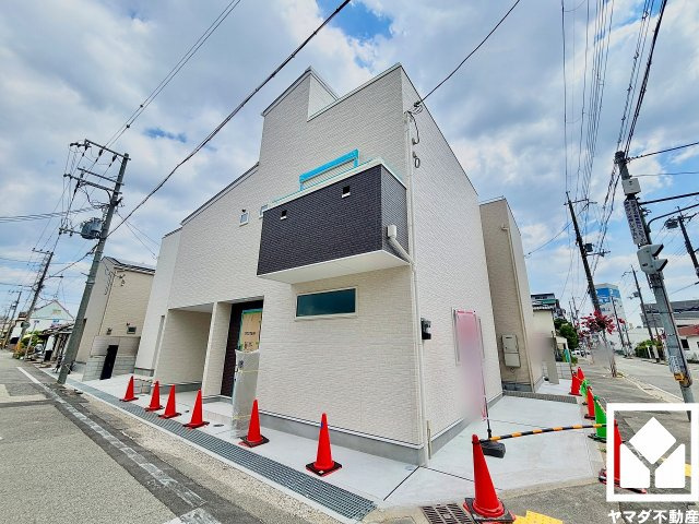 尼崎市稲葉荘１丁目の外観|開放感のある北西角地につき、風通しの良い立地です。