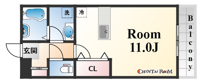 ローズコート芦屋の間取り