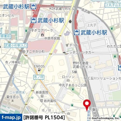 【地図】 | ハーモニーレジデンス武蔵小杉