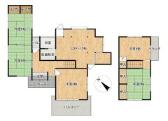 【間取り】 | 周南市大字久米戸建