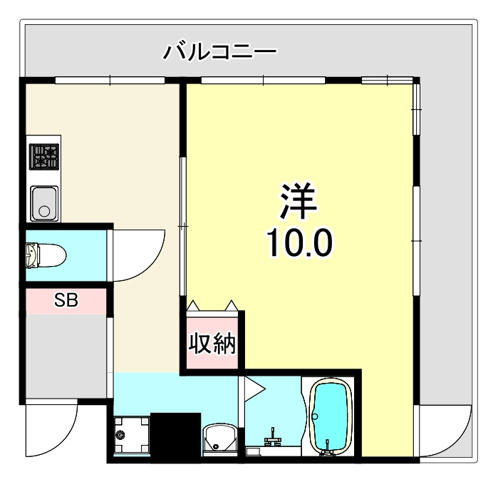 センユー四ツ橋の間取り