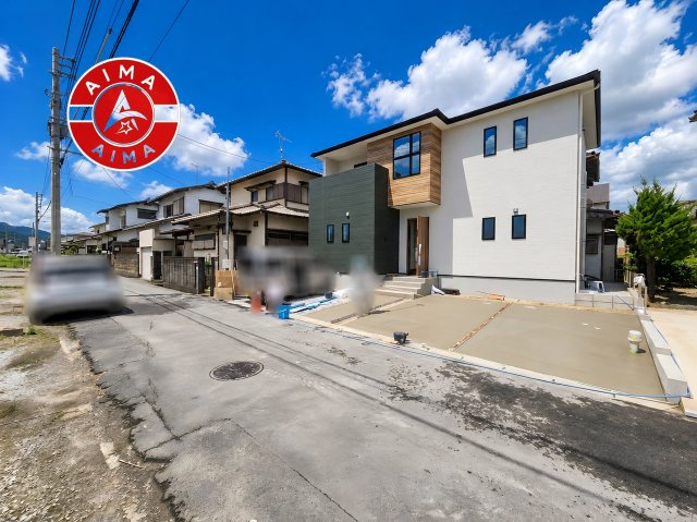 糟屋郡篠栗町尾仲1丁目第1-1棟（1号棟）の前面道路含む現地写真|見学の時間などお気軽にお問い合わせ下さい。