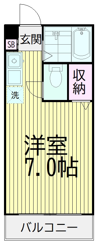 第7三井ビルの間取り