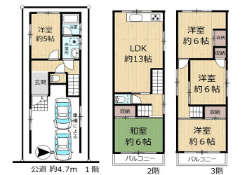 戸建 守口市寺方錦通３丁目