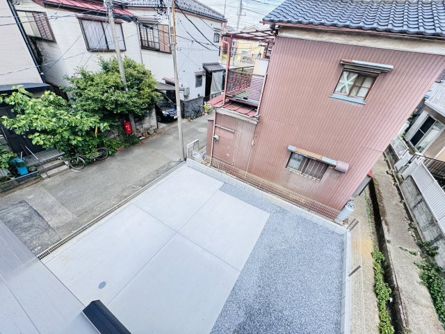 松戸市栄町４丁目新築戸建【古ヶ崎小学校：7分】の展望|バルコニーより道路側眺望