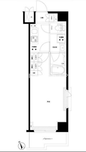 ルーブ川崎中丸子弐番館の間取り